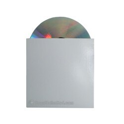 WHITE Cardboard CD Jacket. 4-15/16
